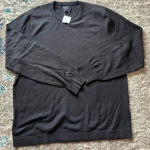 Men’s J. Crew Black Cotton Sweater - L, NWT